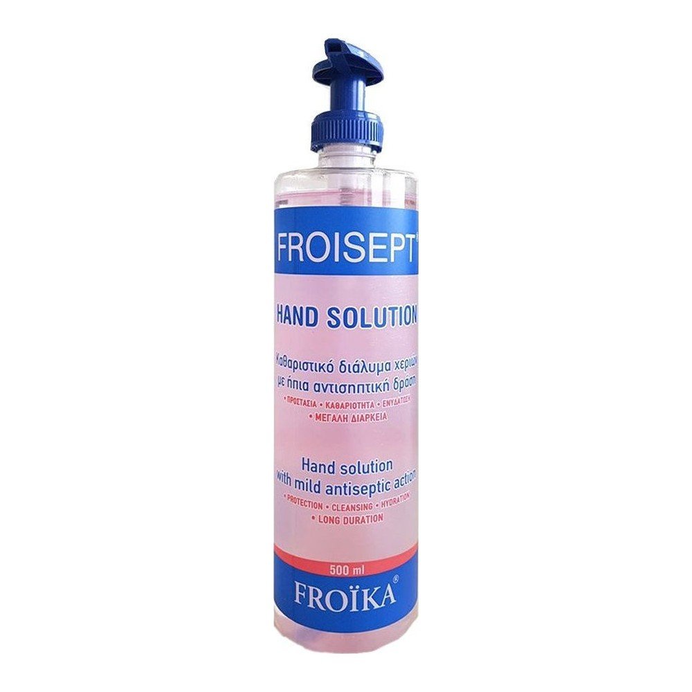 Froika Froisept Hand Solution Ήπιο Αντισηπτικό Χεριών, 500ml