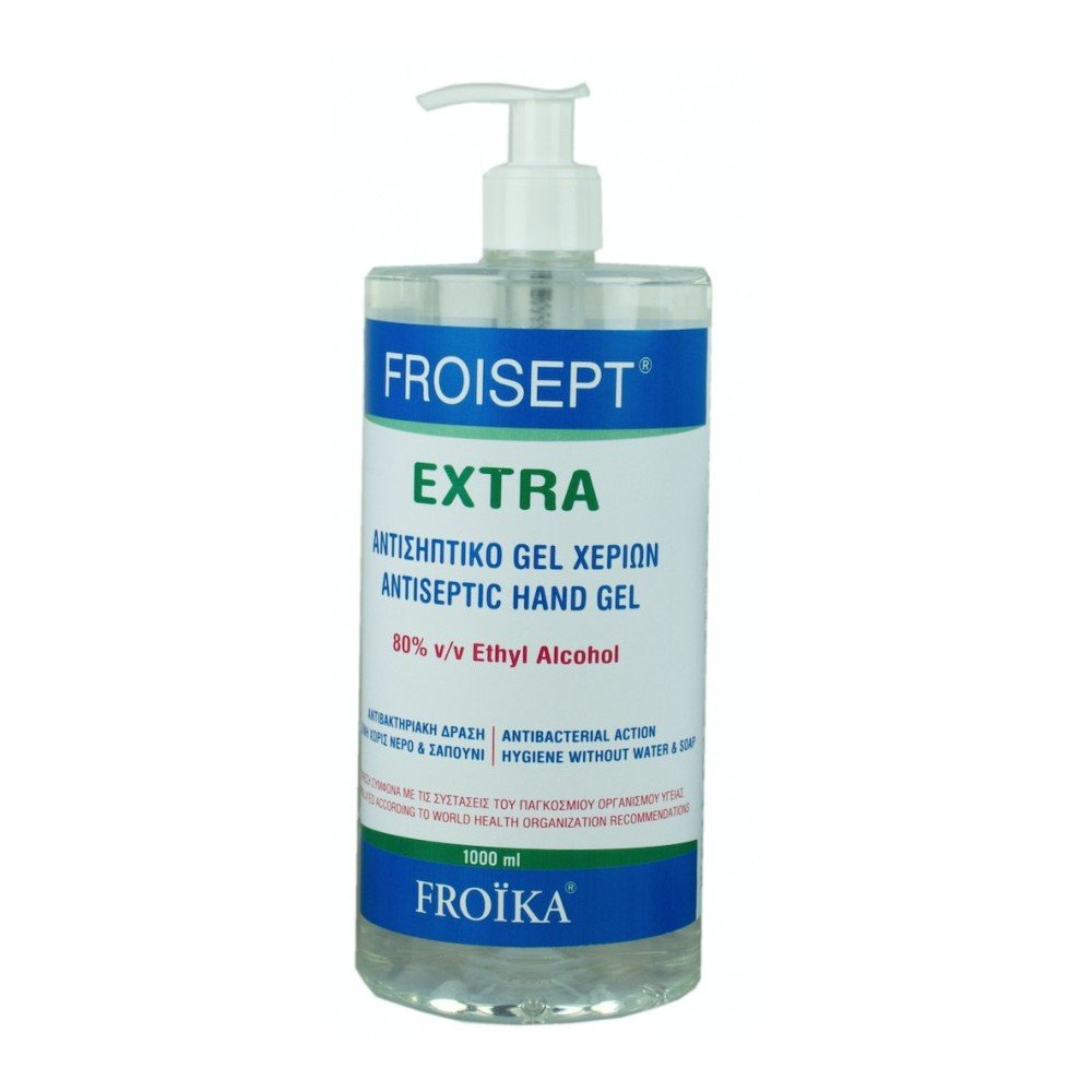 Froika Froisept Extra Αντισηπτικό Gel Χεριών 80%, 1lt