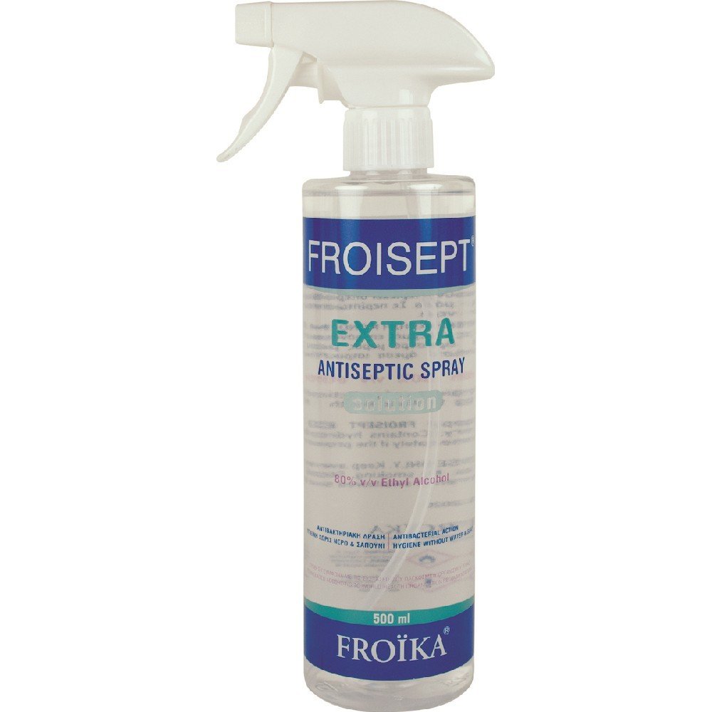 Froika Froisept Extra Αντισηπτικό Spray Χεριών 80%, 500ml