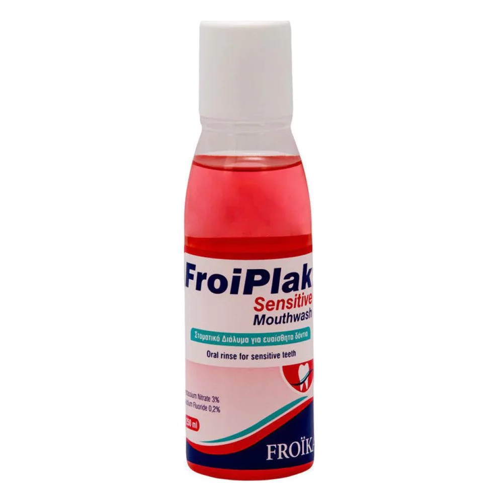Froika Froiplak Sensitive Mouthwash Στοματικό Διάλυμα για Ευαίσθητα Δόντια, 250ml