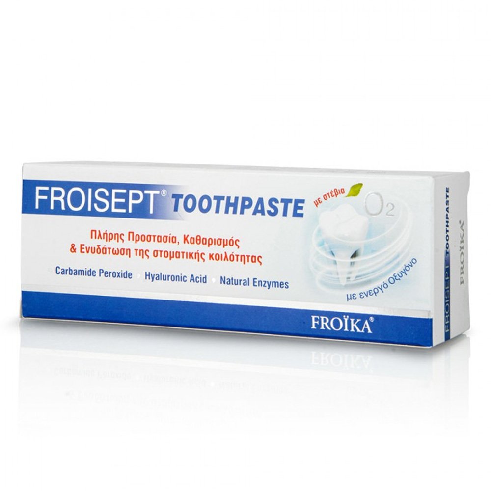 Froika Froisept Toothpaste with Active Oxygen & Stevia Οδοντόκρεμα Με Ενεργό Οξυγόνο, 75ml