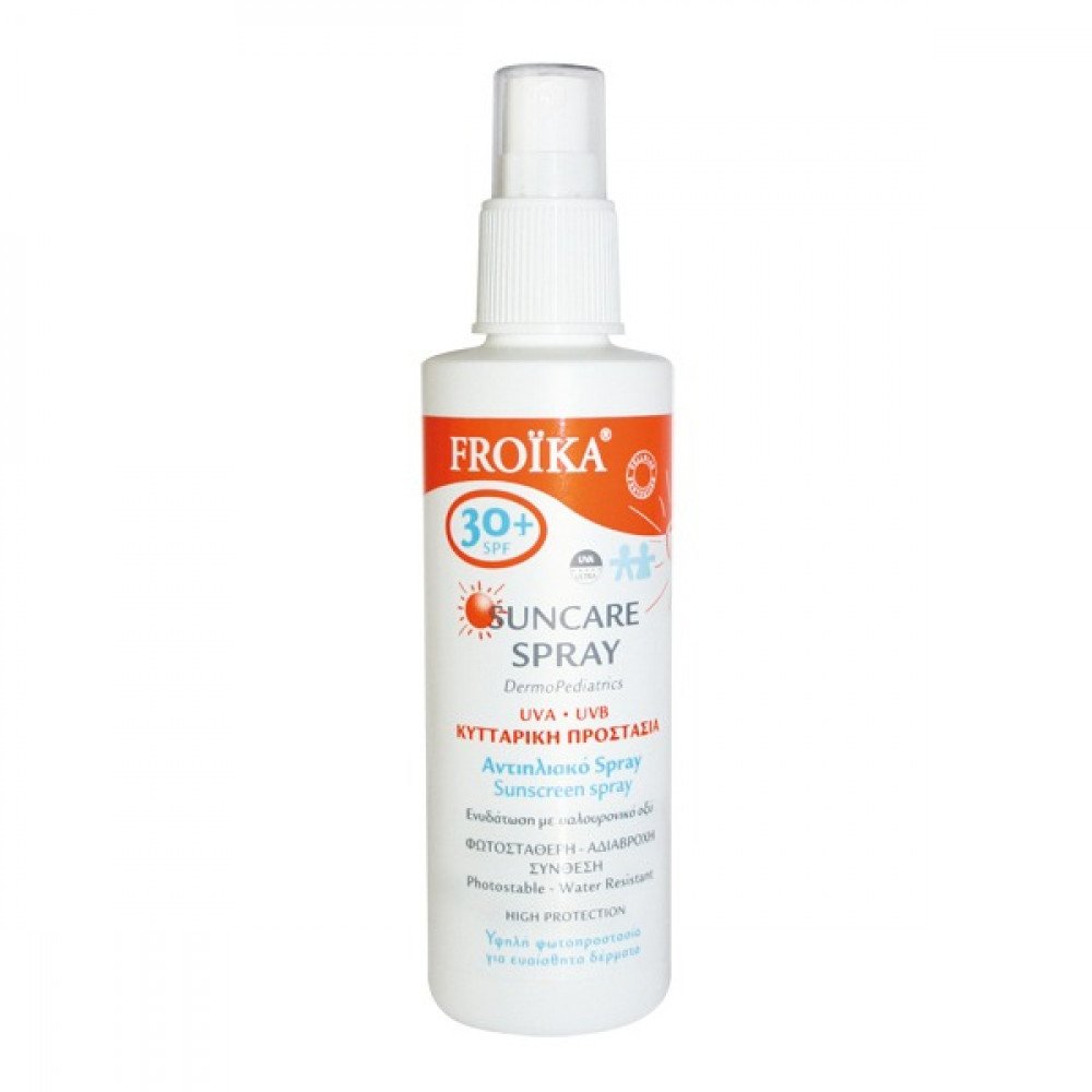 Froika Suncare Dermopediatrics Spray SPF30 Αδιάβροχο Παιδικό Αντηλιακό Spray για Πρόσωπο & Σώμα, 125ml