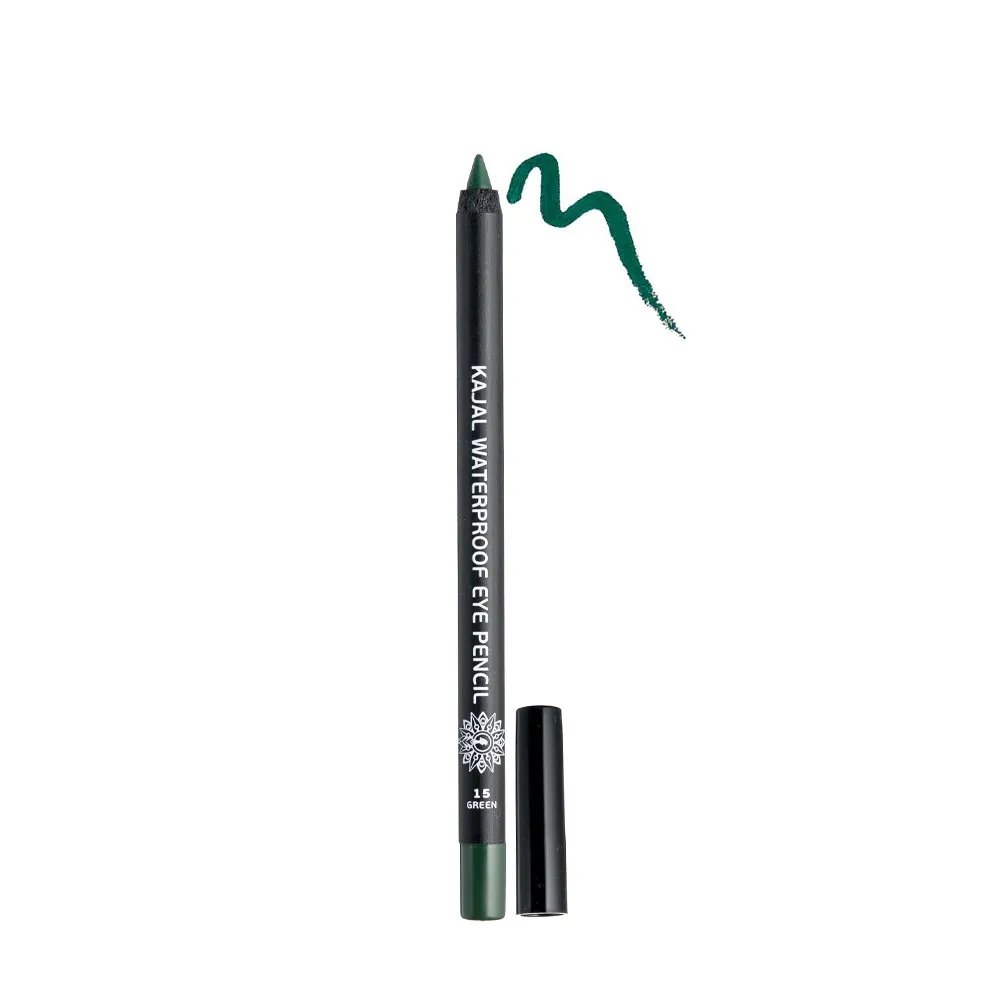 Garden Eye Pencil Kajal Waterproof Αδιάβροχο Μολύβι Ματιών No15 Green, 1.4g