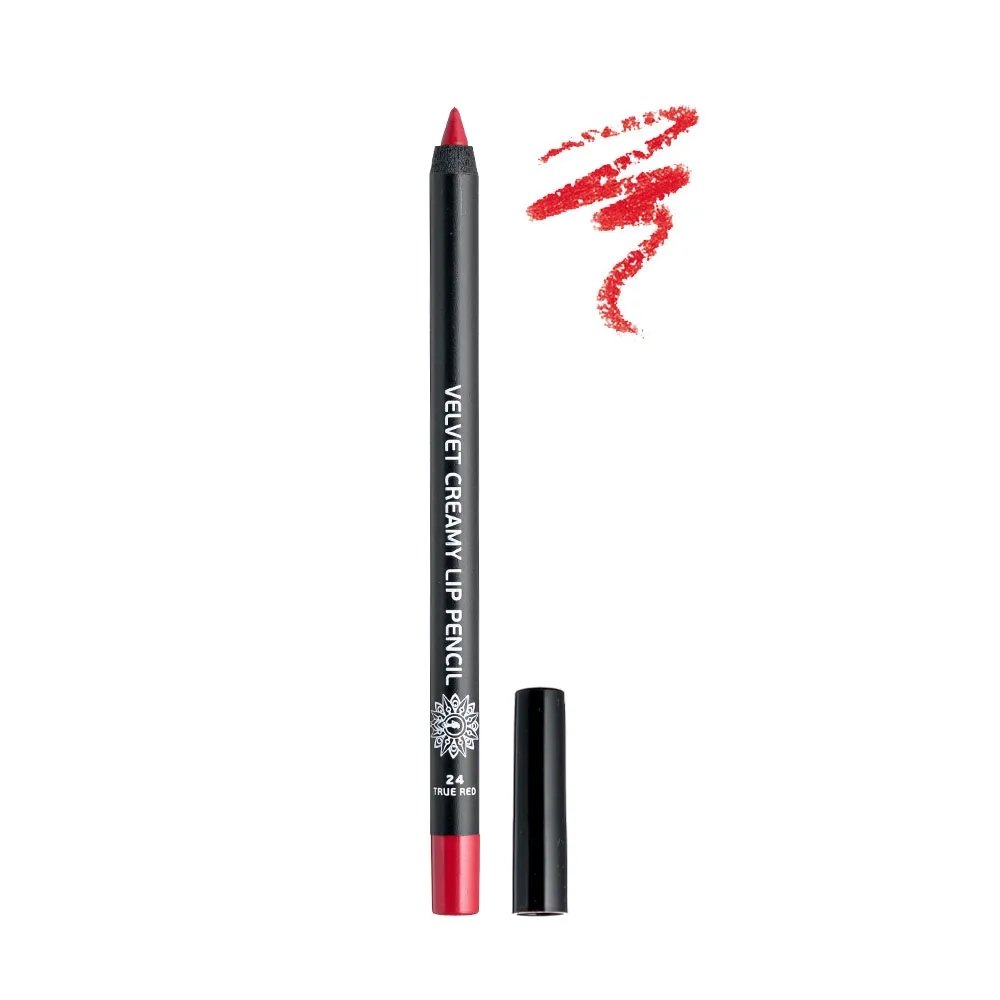Garden Velvet Creamy Lip Pencil Κρεμώδες Μολύβι Χειλιών No24 True Red, 1.4g