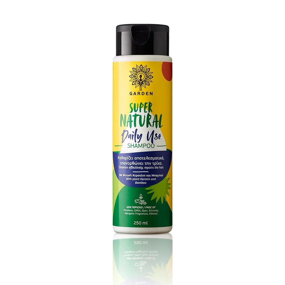 Garden Supernatural Shampoo Daily Use Σαμπουάν Καθημερινής Χρήσεως, 250ml