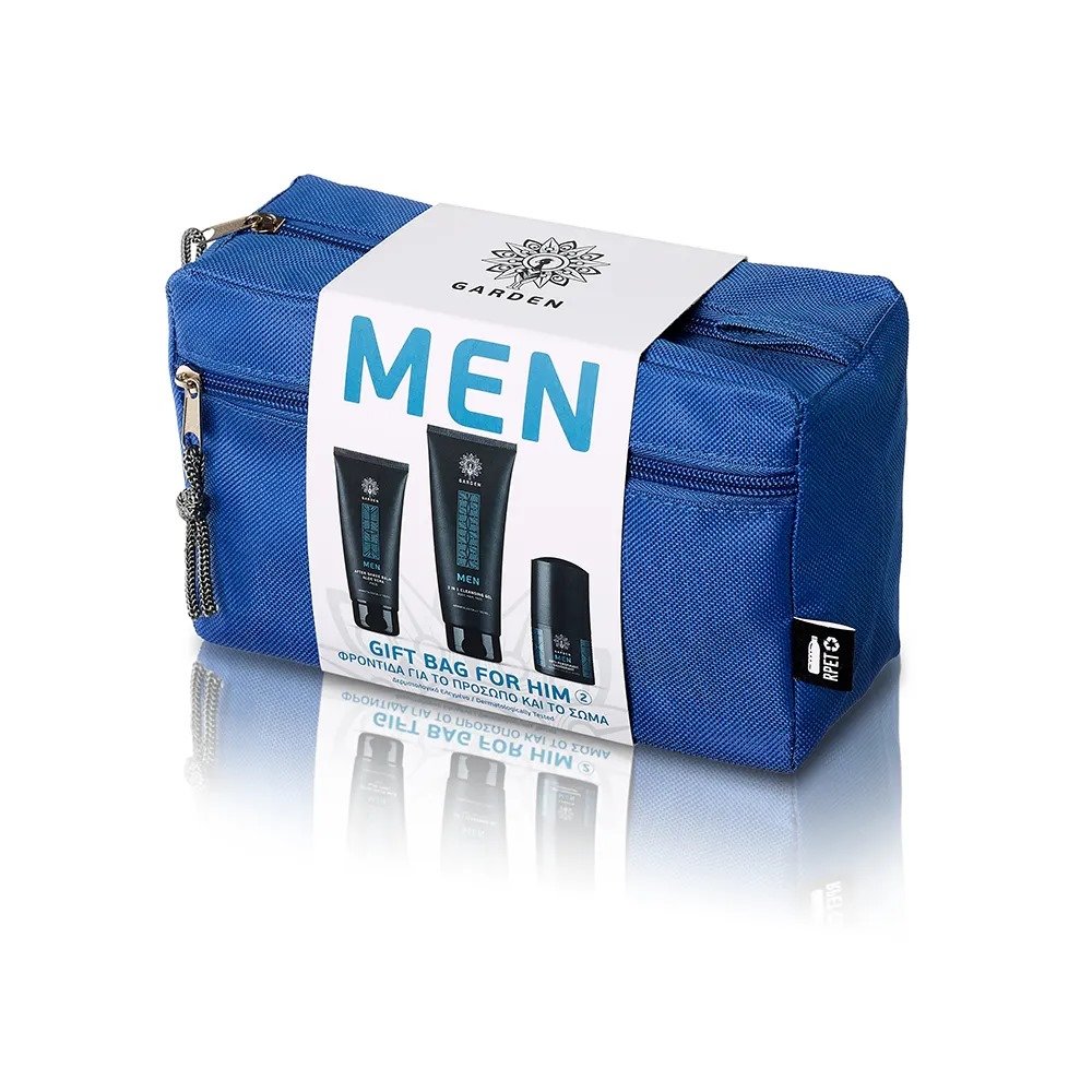 Garden Promo Gift Bag For Him 2 με Cleansing Gel, 200ml & After Shave, 100ml & Ανδρικό Αποσμητικό, 50ml
