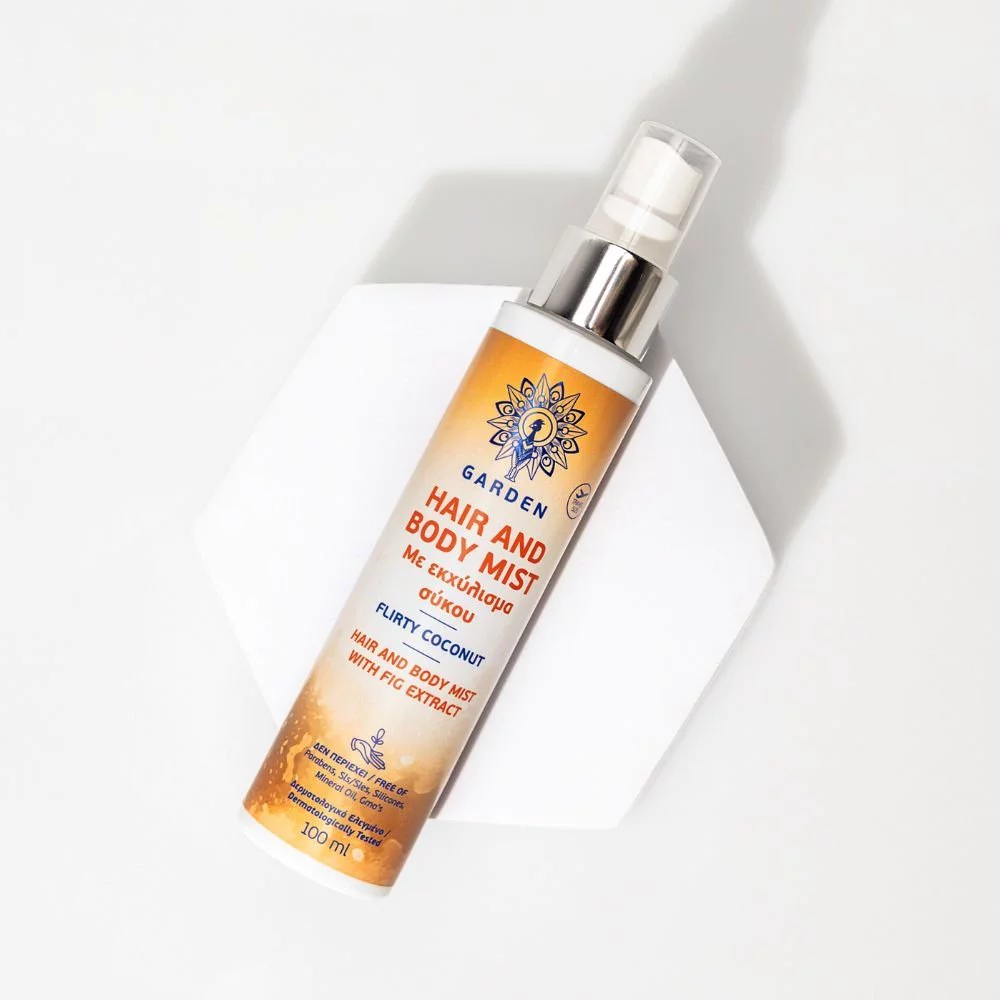 Garden Hair & Body Mist Flirty Coconut Σπρέι Σώματος & Μαλλιών με Τροπικό Άρωμα Καρύδας, 100ml Garden Hair & Body Mist Flirty Coconut Σπρέι Σώματος & Μαλλιών με Τροπικό Άρωμα Καρύδας, 100ml
