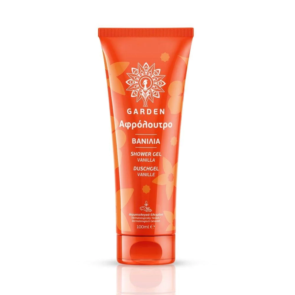 Garden Shower Gel Vanilla Αφρόλουτρο με Μοναδικό Άρωμα Βανίλιας, 100ml Garden Shower Gel Vanilla Αφρόλουτρο με Μοναδικό Άρωμα Βανίλιας, 100ml