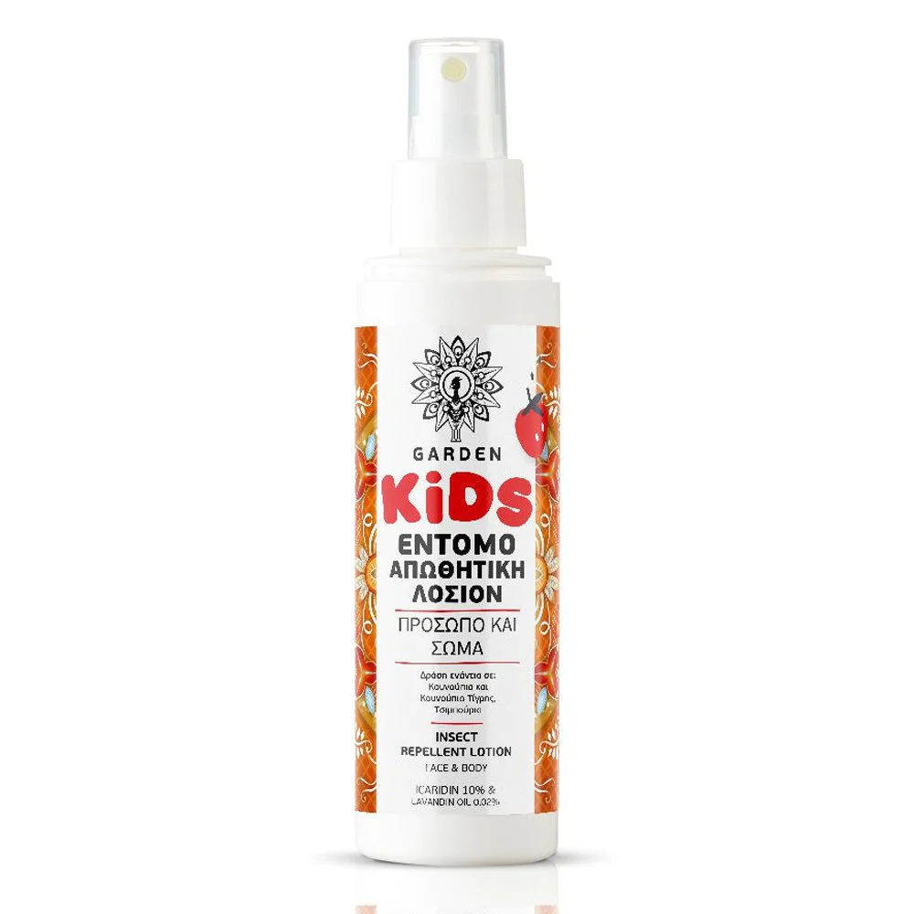 Garden Kids Insect Repellent Lotion Icaridin 10% Παιδική Εντομοαπωθητική Λοσιόν Strawberry, 100ml Garden Kids Insect Repellent Lotion Icaridin 10% Παιδική Εντομοαπωθητική Λοσιόν Strawberry, 100ml