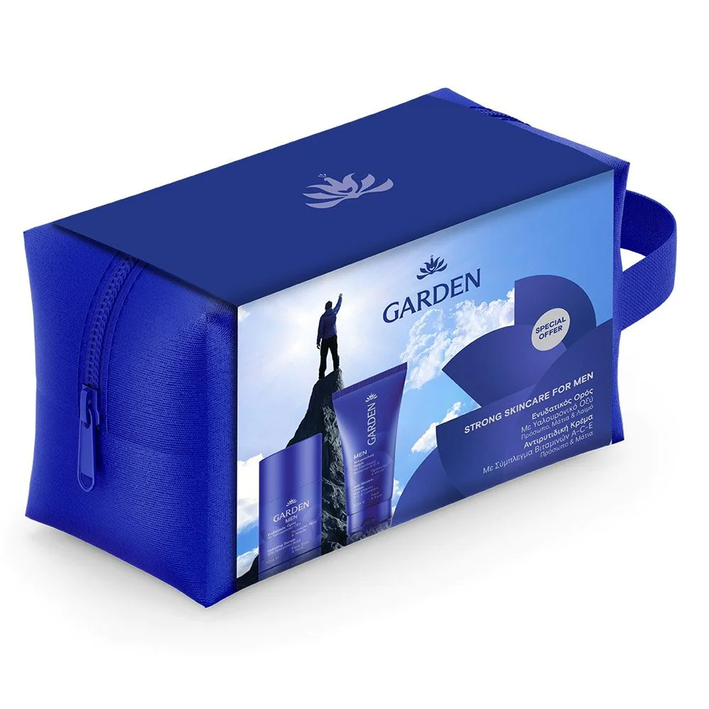 Garden Strong Skincare for Men Bag με Αντιρυτιδική Κρέμα Προσώπου & Ματιών 50ml + Serum Ενυδάτωσης, 50ml Garden Strong Skincare for Men Bag με Αντιρυτιδική Κρέμα Προσώπου & Ματιών 50ml + Serum Ενυδάτωσης, 50ml
