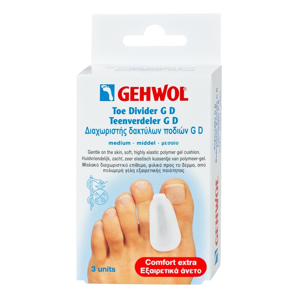Gehwol Toe Divider GD Small Διαχωριστής Δαχτύλων Ποδιού GD Μικρό Μέγεθος, 3 Τεμάχια