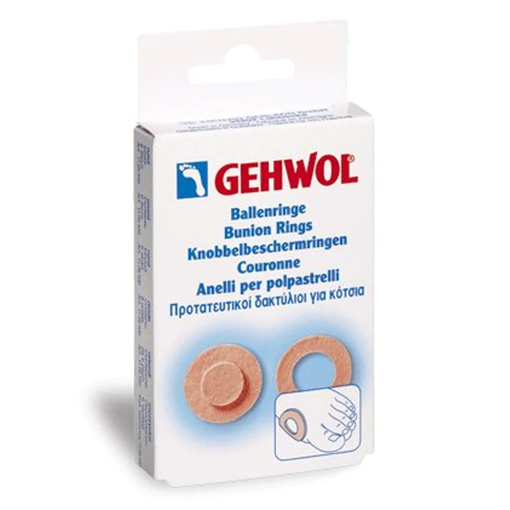 Gehwol Bunion Ring Round Στρογγυλός Προστατευτικός Δακτύλιος για τα Κότσια, 6τμχ Gehwol Bunion Ring Round Στρογγυλός Προστατευτικός Δακτύλιος για τα Κότσια, 6τμχ