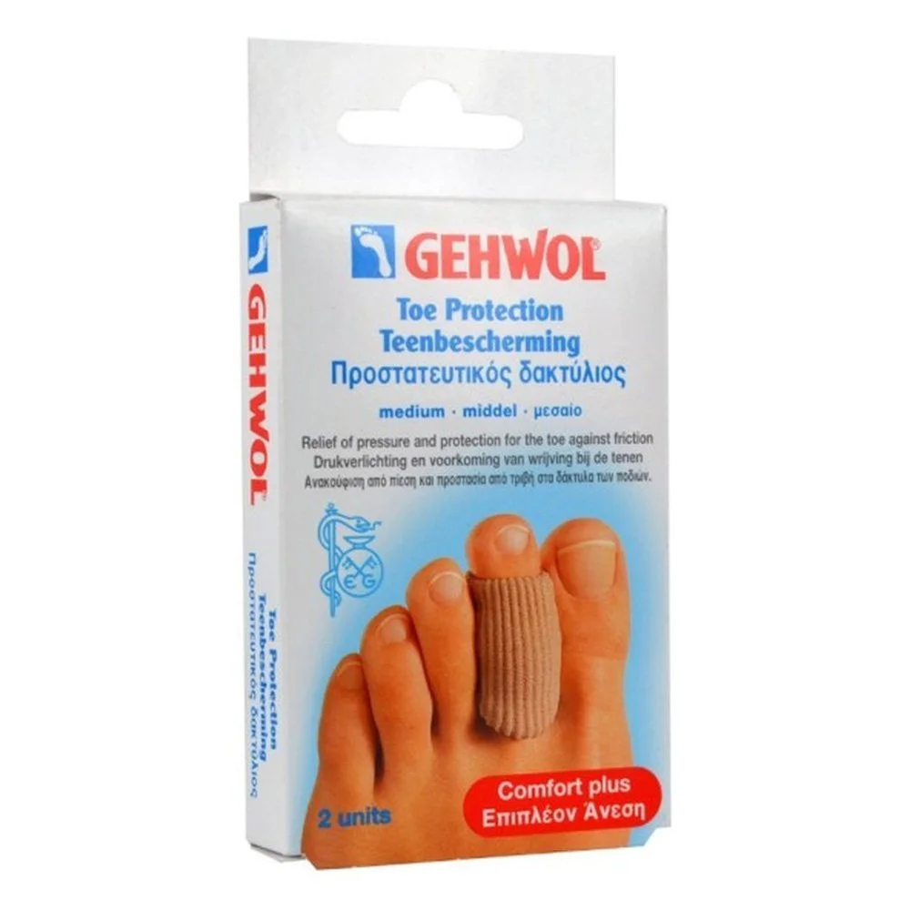 Gehwol Toe Protection Cap Προστατευτικός Δακτύλιος Μεσαίου Μεγέθους, 2τεμ Gehwol Toe Protection Cap Προστατευτικός Δακτύλιος Μεσαίου Μεγέθους, 2τεμ