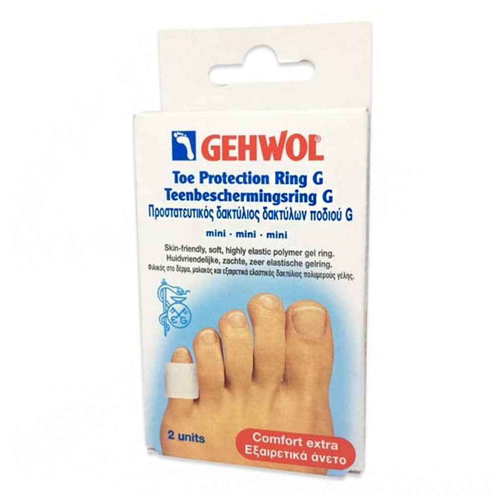 Gehwol Toe Protection Ring G Mini Προστατευτικός Δακτύλιος Δακτύλων Ποδιού G (18mm), 2τεμ