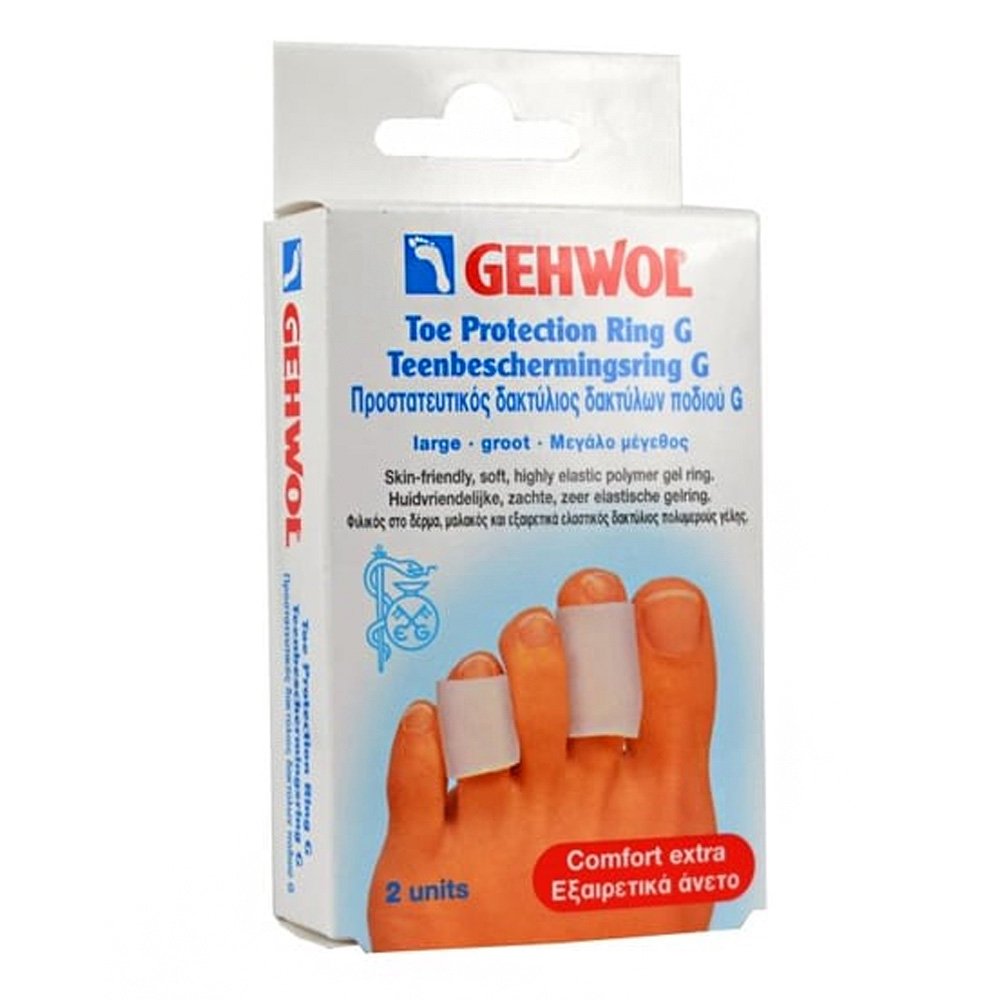 Gehwol Toe Protection Ring G Large Προστατευτικός Δακτύλιος Δακτύλων Ποδιού G (36mm), 2τεμ