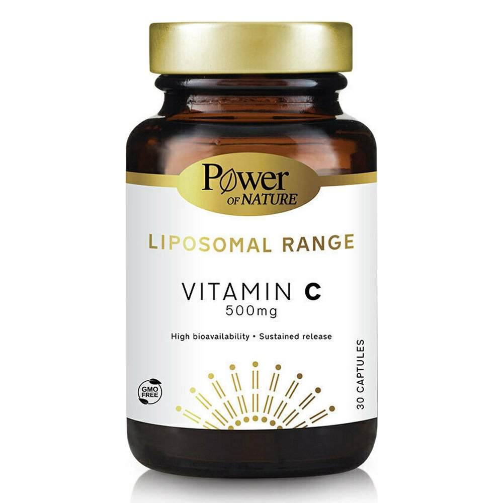Δώρο Power Of Nature Liposomal Range Vitamin C 300mg & Vitamin D3 1000iu, 30 κάψουλες