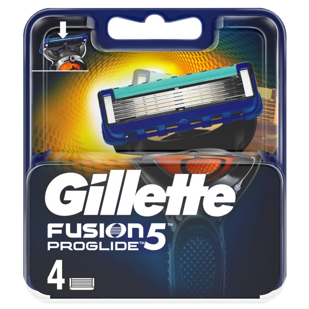 Gillette Fusion 5 Proglide Ανταλλακτικές Κεφαλές με 4 Λεπίδες & Λιπαντική Ταινία, 4τμχ