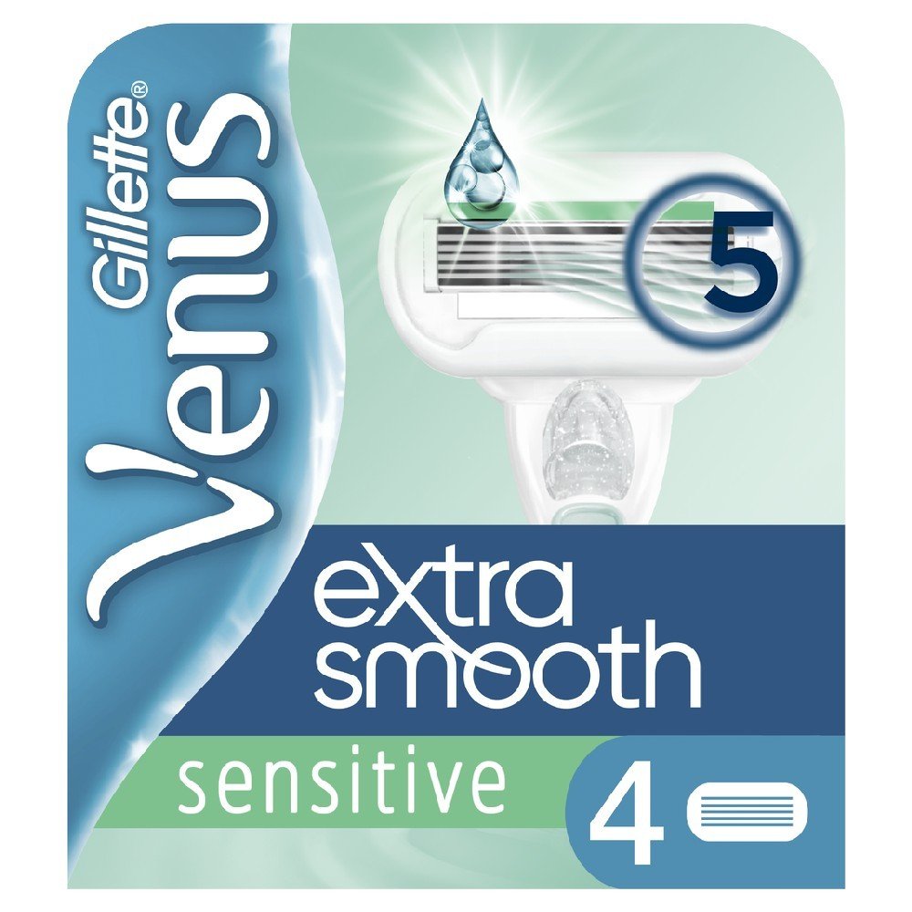 Gillette Venus Sensitive Extra Smooth Ανταλλακτικά Ξυραφάκια (4τεμ)