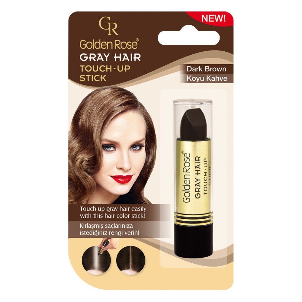 Golden Rose Gray Hair Touch-Up Stick 02 Dark Brown 5.2g