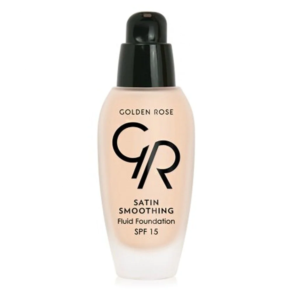 Golden Rose Satin Smoothing Fluid Foundation 24 Spf15, 34ml