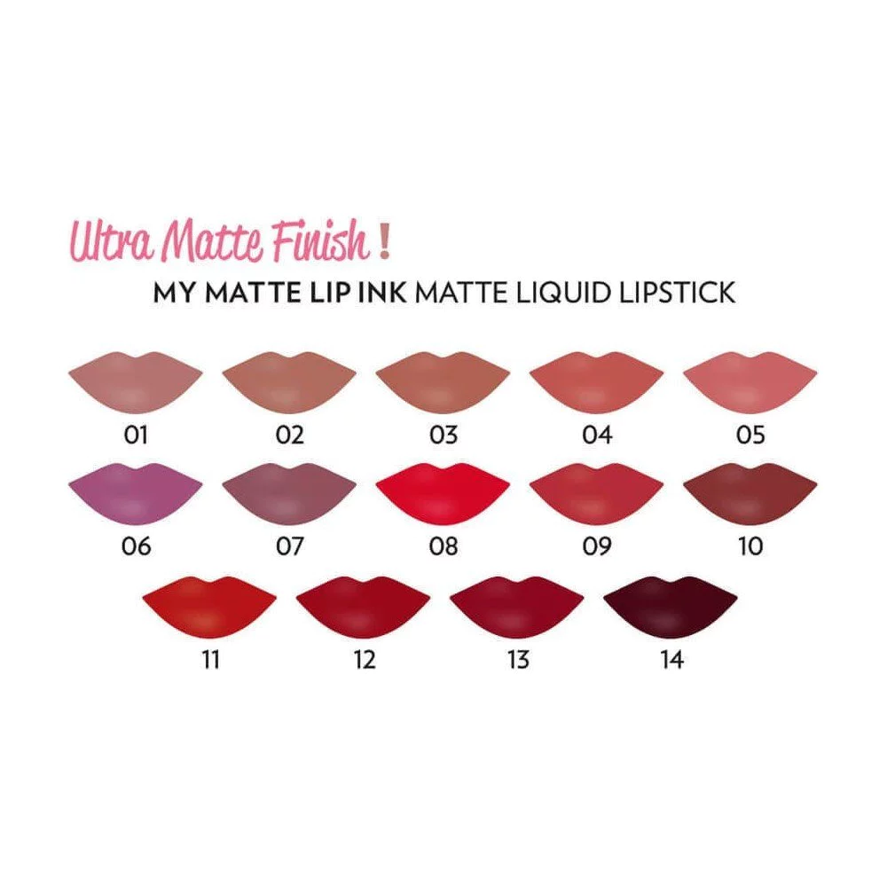 Golden Rose My Matte Lip Ink Υγρό Ματ Κραγιόν No02, 5ml Golden Rose My Matte Lip Ink Υγρό Ματ Κραγιόν No02, 5ml