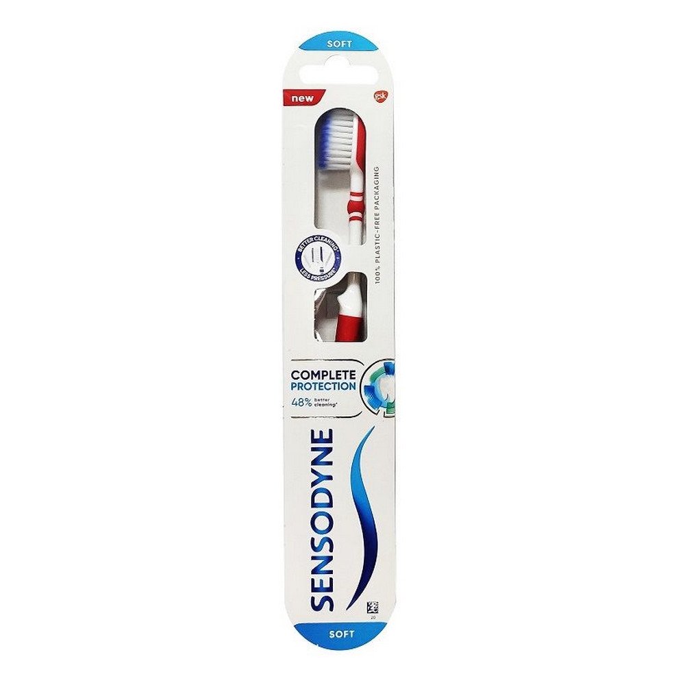 Sensodyne Complete Protection Soft Κόκκινη Οδοντόβουρτσα Μαλακή, 1τμχ