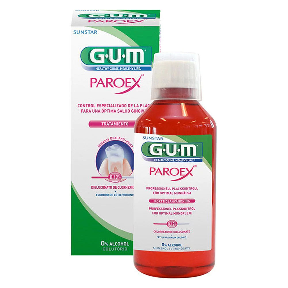 Sunstar 1784 GUM Paroex Intensive Action 0.12% Στοματικό Διάλυμα για Ενήλικες, 300ml Sunstar 1784 GUM Paroex Intensive Action 0.12% Στοματικό Διάλυμα για Ενήλικες, 300ml