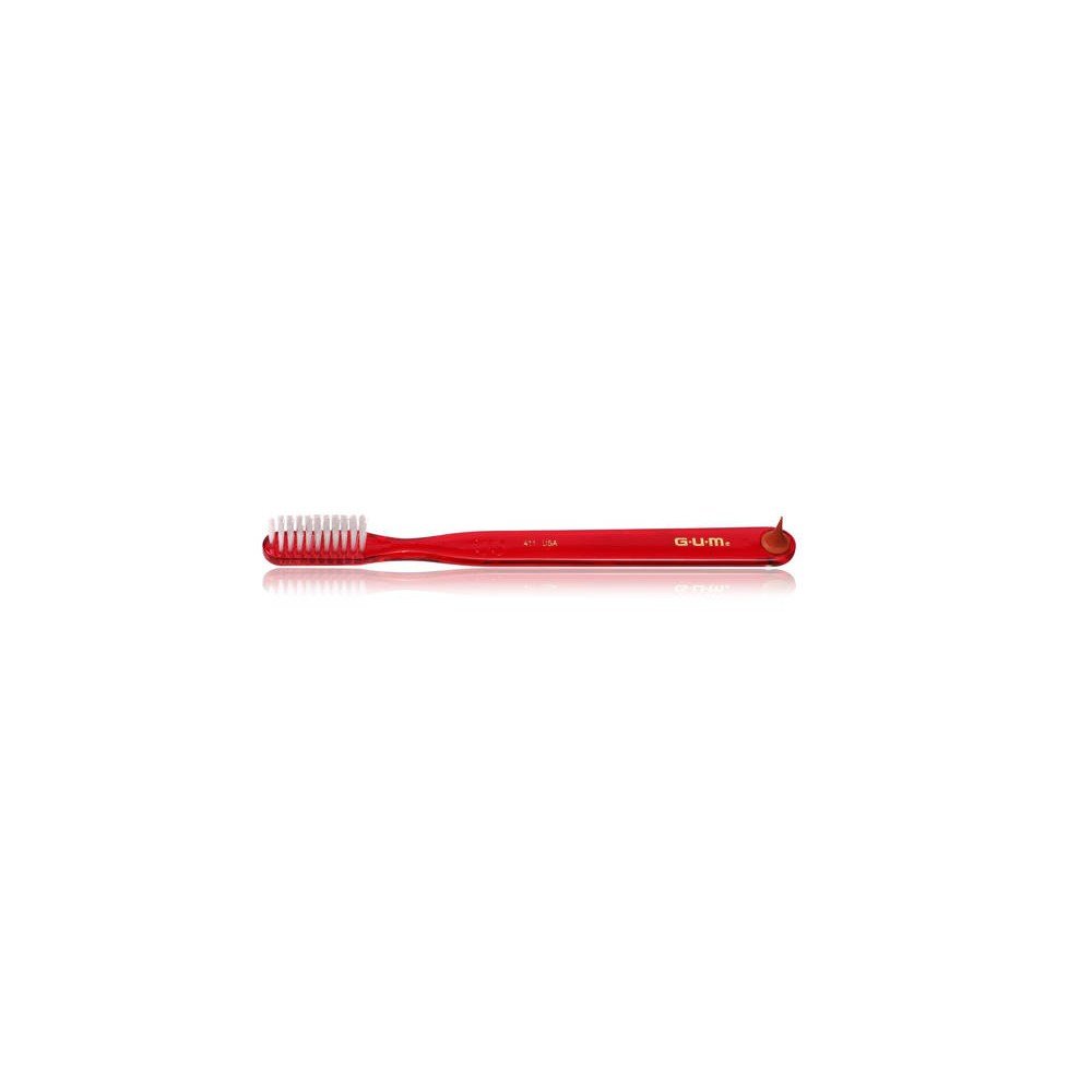 GUM® Classic Οδοντόβουρτσα Soft, 411, Κόκκινη, 1τμχ