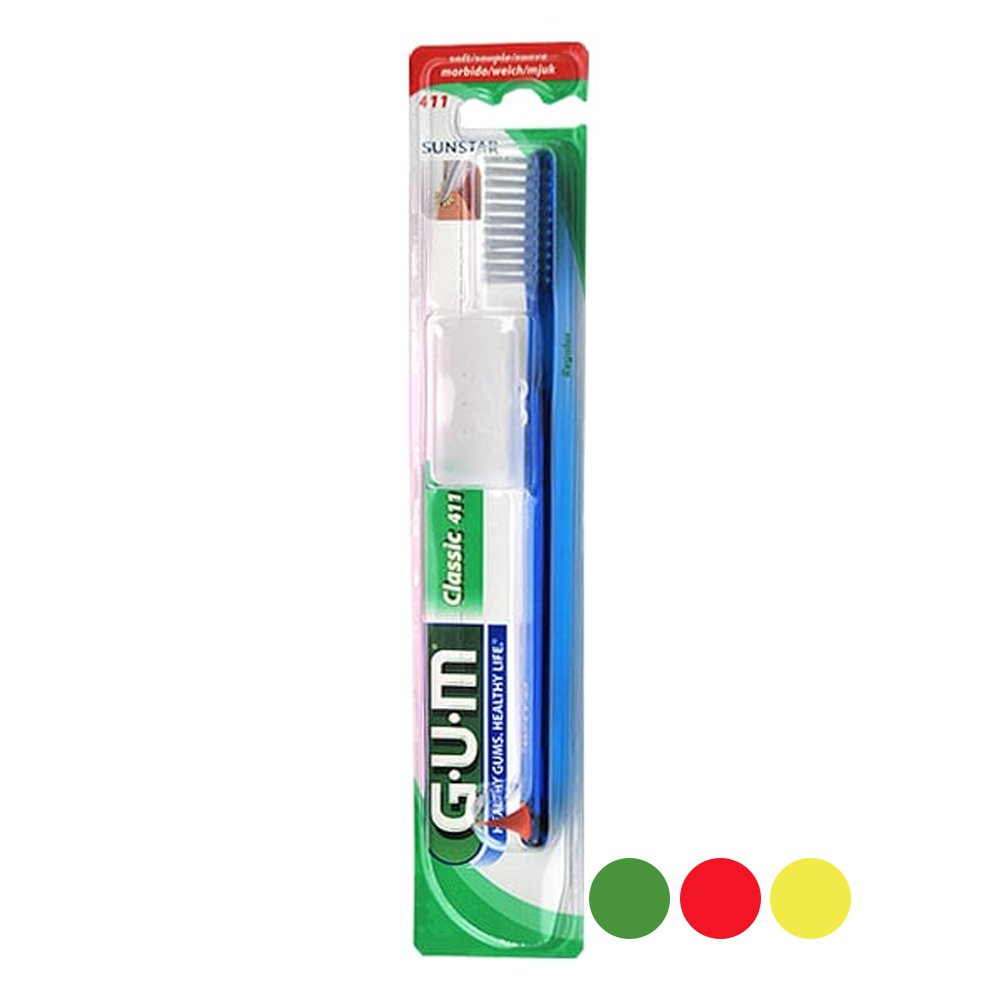 GUM® Classic Οδοντόβουρτσα Soft 411, 1τμχ