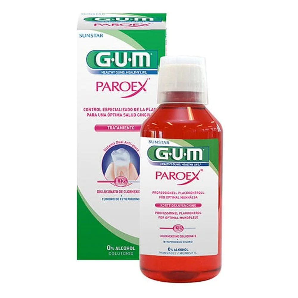 Gum Paroex Intensive Action 0.12% Στοματικό Διάλυμα για Ενήλικες, 300ml Gum Paroex Intensive Action 0.12% Στοματικό Διάλυμα για Ενήλικες, 300ml
