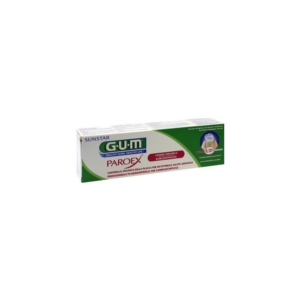Gum Paroex 0.12% Toothpaste Οδοντόκρεμα με Διπλή Αντιβακτηριακή Δράση, 75ml
