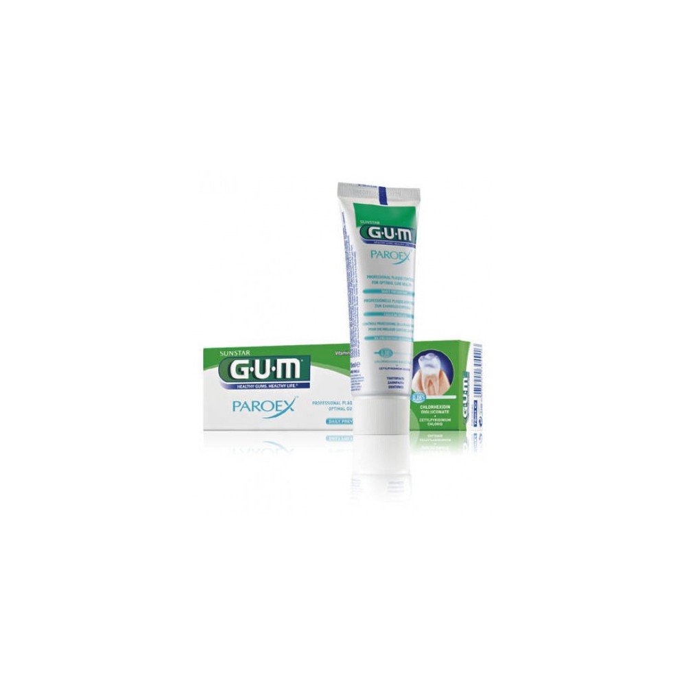 Gum Paroex 0,06% Οδοντόκρεμα για Καθημερινή Χρήση με Διπλή Αντιβακτηριακή Δράση με 0,06% Χλωρεξιδίνη, 75ml
