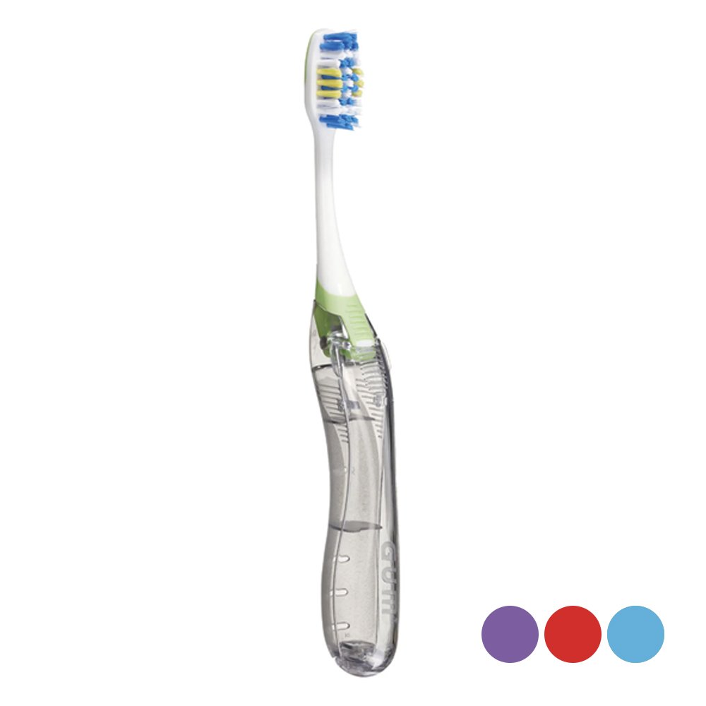 Gum Travel Toothbrush 158 Οδοντόβουρτσα Ταξιδίου Μαλακή, 1τμχ
