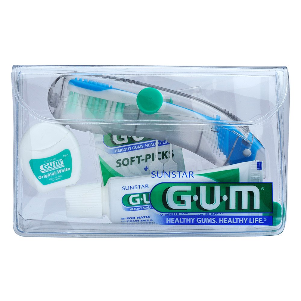 Gum Travel Kit 156 Σετ Ταξιδιού Στοματικής Υγιεινής, 1σετ