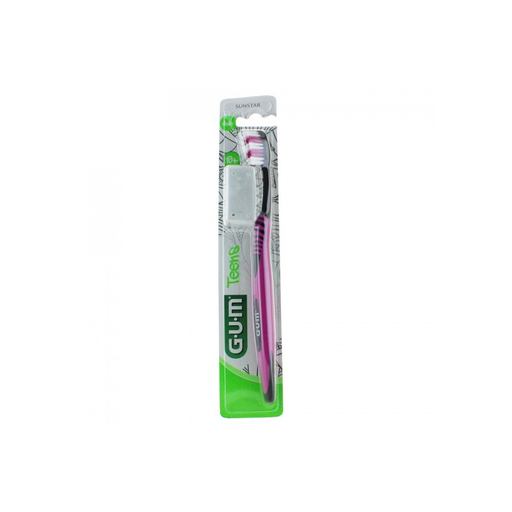 Gum 904 Teens 10+ Years Οδοντόβουρτσα Μαλακή ιδανική για τις ανάγκες των Εφήβων Ροζ, 1 τεμάχιο