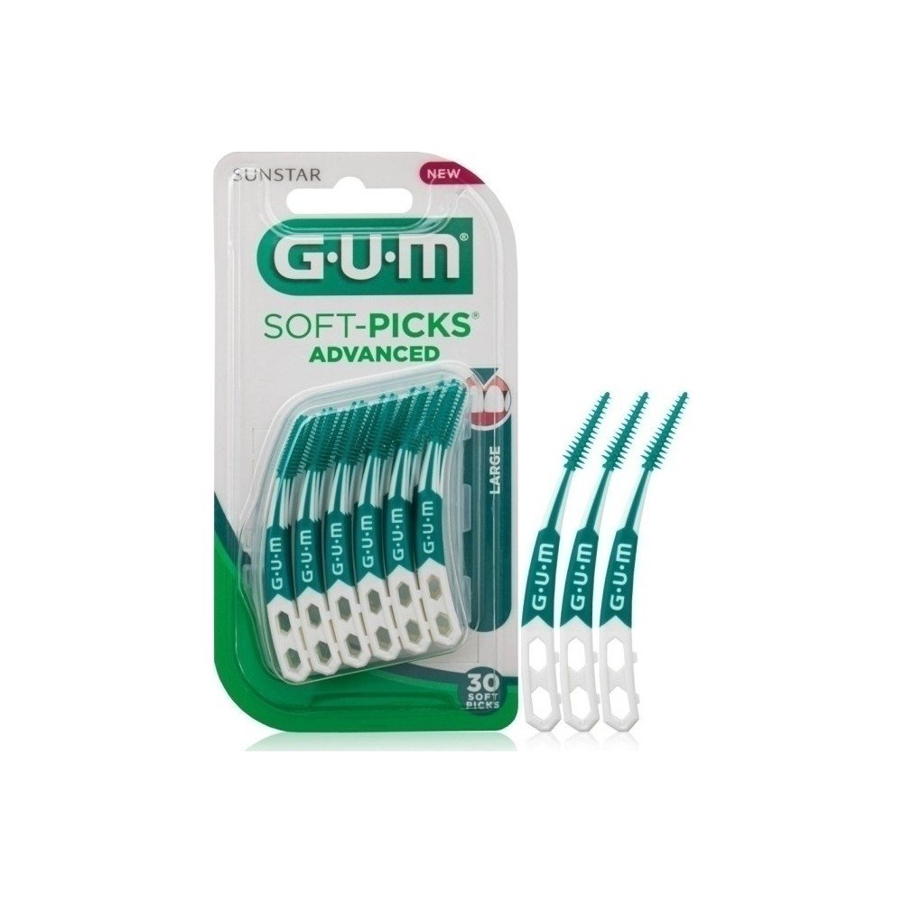 Gum 651 Soft Picks Advanced Large Μεσοδόντια Βουρτσάκια, 30τμχ