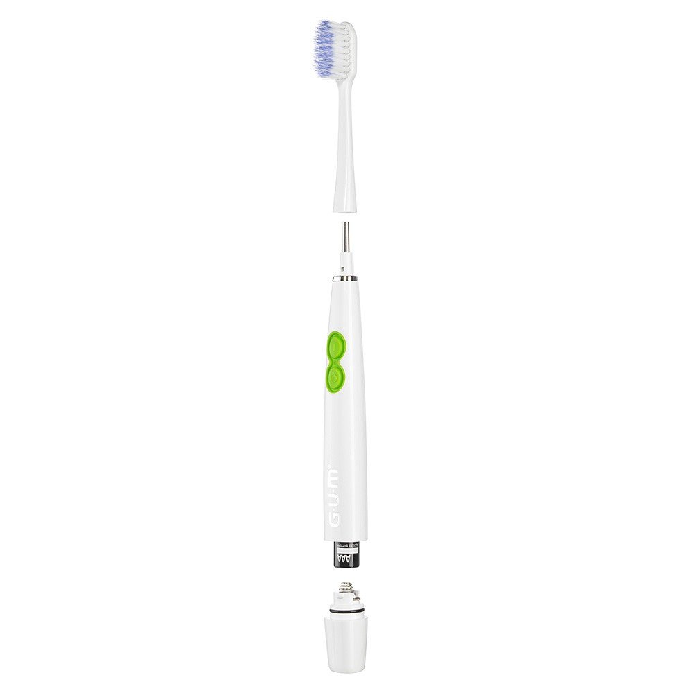 Gum Sonic Daily Soft 4100 Ηλεκτρική Οδοντόβουρτσα Μπαταρίας Λευκή, 1τμχ