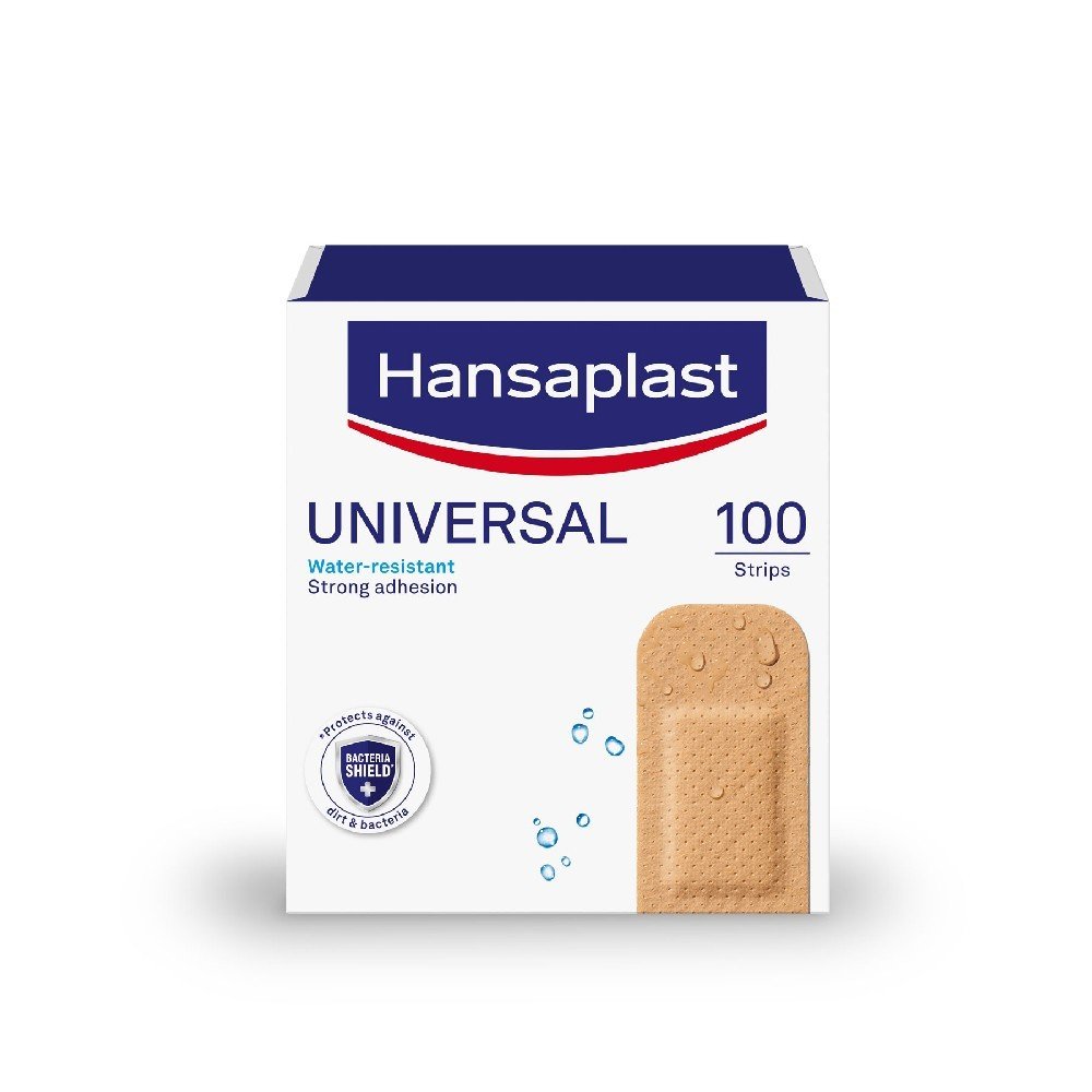 Hansaplast Universal 3.0 x 7.2cm Επιθέματα Ανθεκτικά στο Νερό 100τμχ