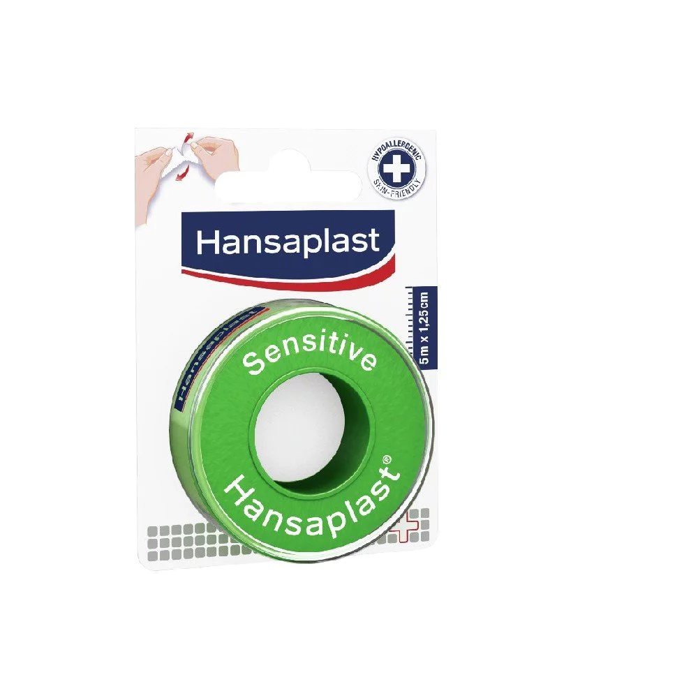 HANSAPLAST - Sensitive Tape Υποαλλεργικη 5mx1,25cm HANSAPLAST - Sensitive Tape Υποαλλεργικη 5mx1,25cm