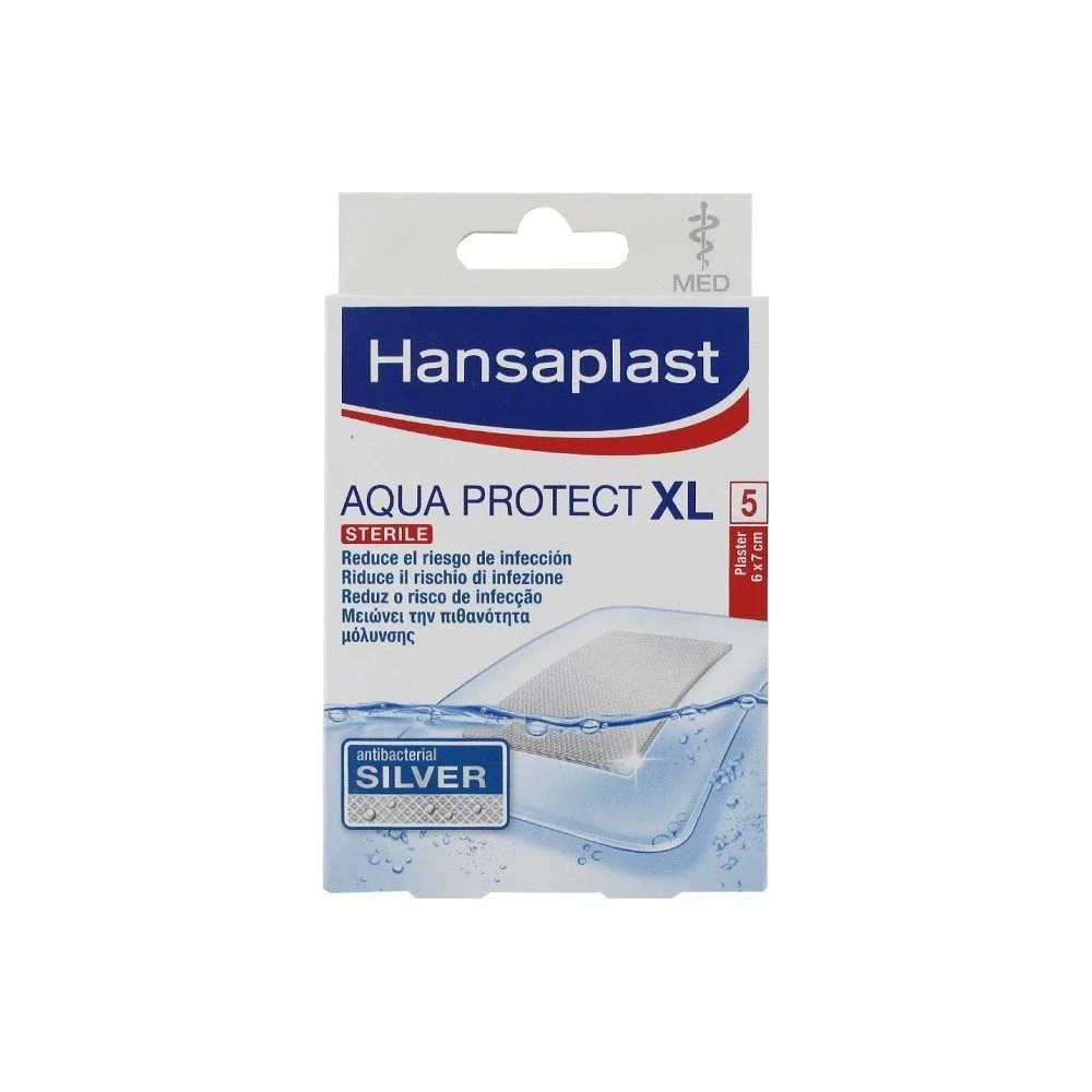 Hansaplast Aδιάβροχα και Αποστειρωμένα Αυτοκόλλητα Επιθέματα Aqua Protect XL, 5τμχ