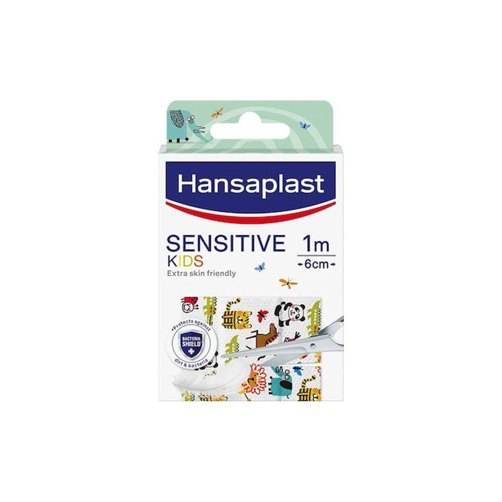Hansaplast Sensitive Kids Αυτοκόλλητο Επίθεμα 1m x 6cm 1τμχ