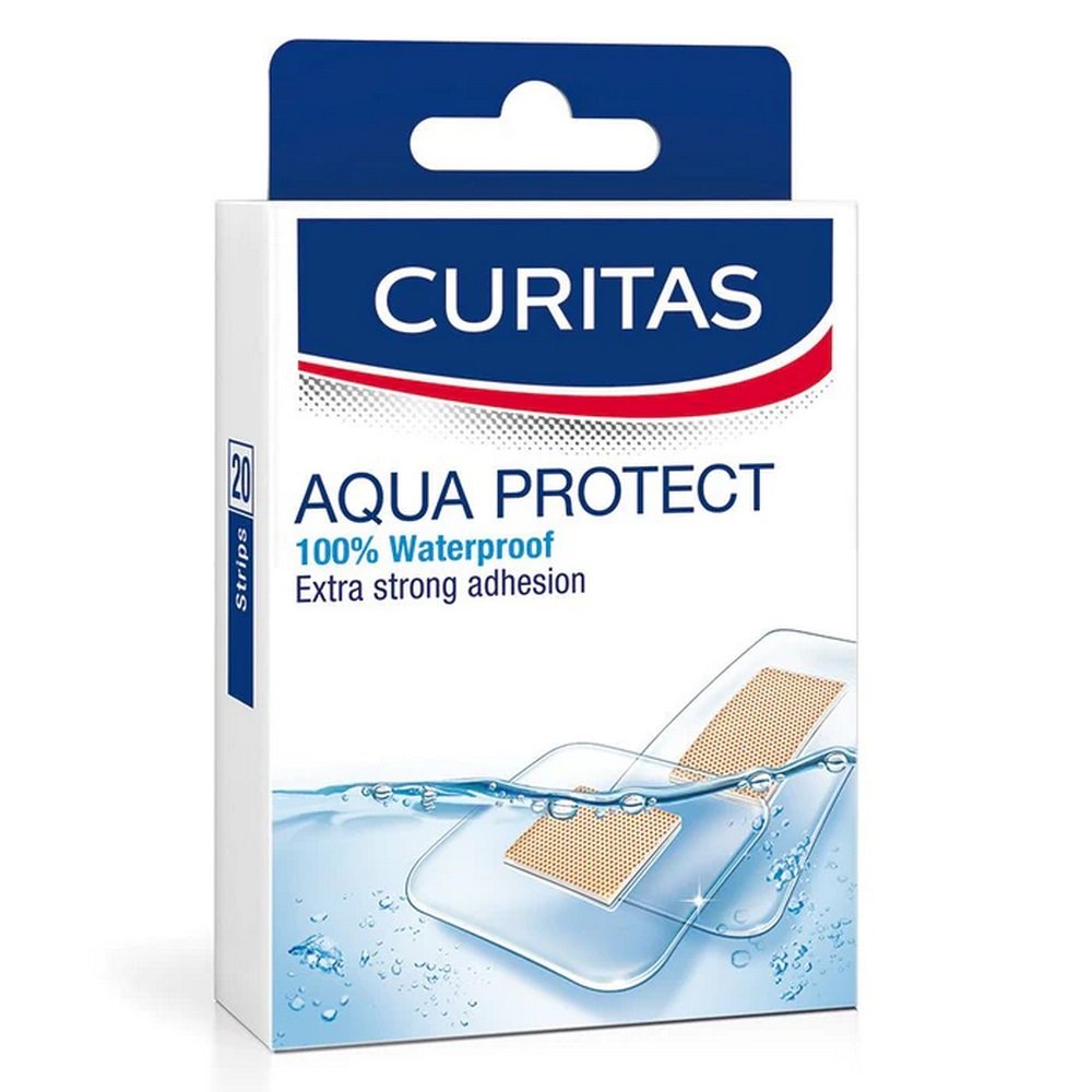 Hansaplast Aqua Protect Επιθέματα 100% Αδιάβροχα & Διάφανα με Έξτρα Ισχυρή Κολλητική Ικανότητα, 20τμχ