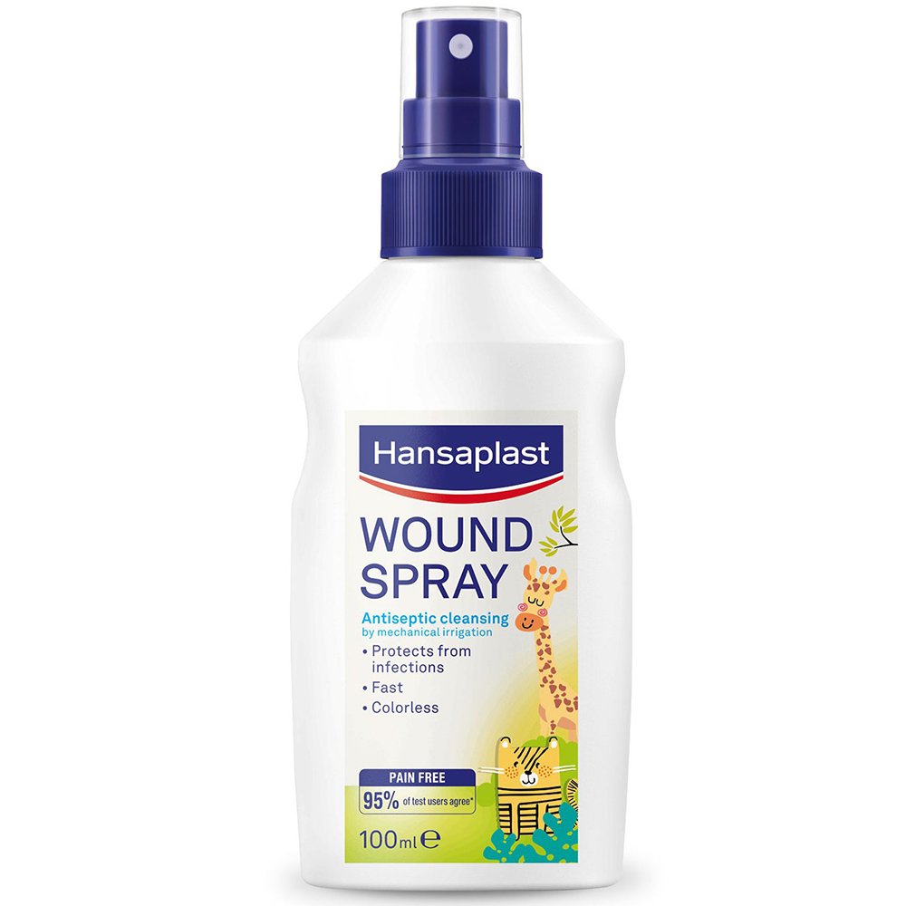 Hansaplast Σπρέυ Καθαρισμού Πληγών για Παιδιά, 100ml Hansaplast Σπρέυ Καθαρισμού Πληγών για Παιδιά, 100ml