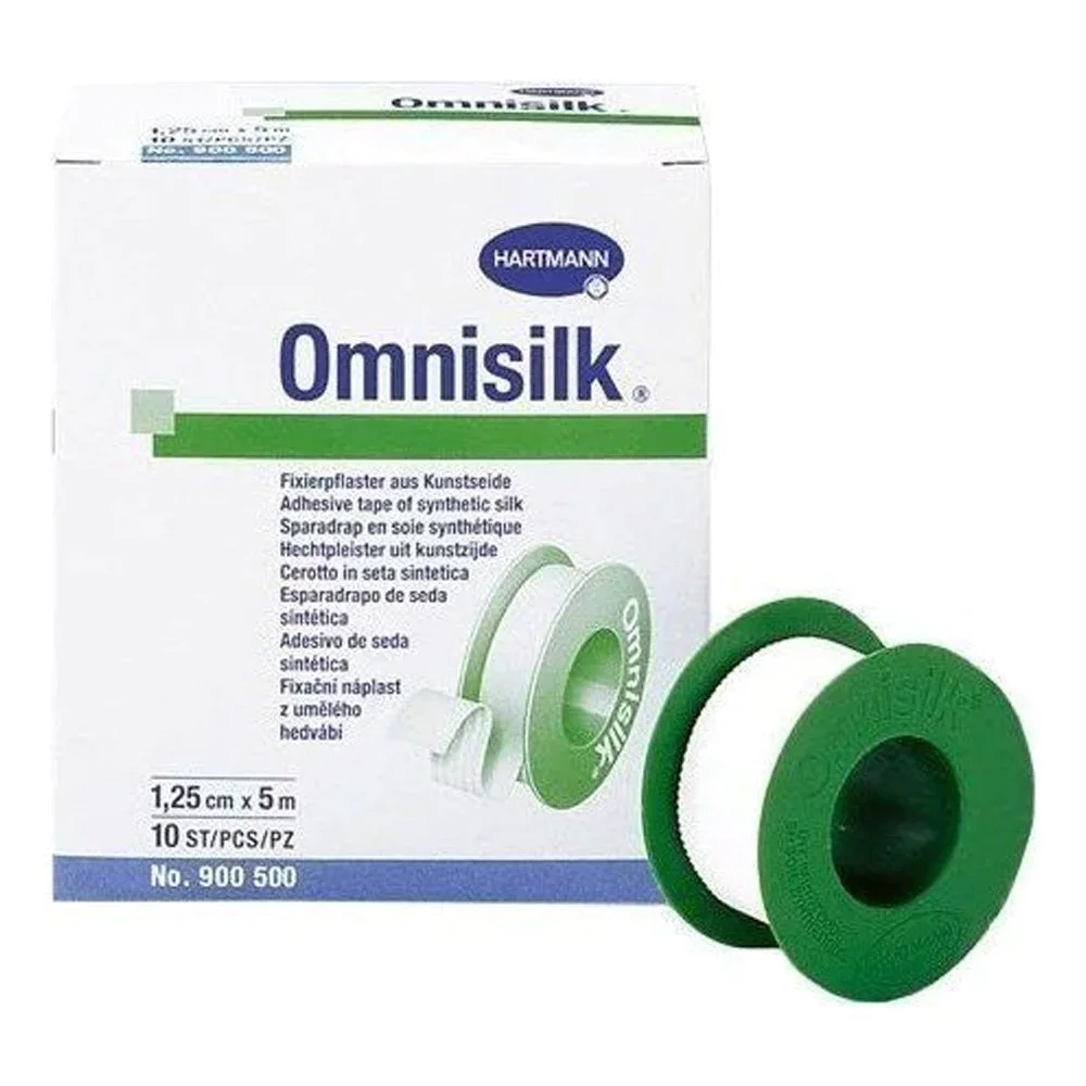 Hartmann Omnisilk Ταινίες αυτόκολλητες από μετάξι 1,25cm x 5m