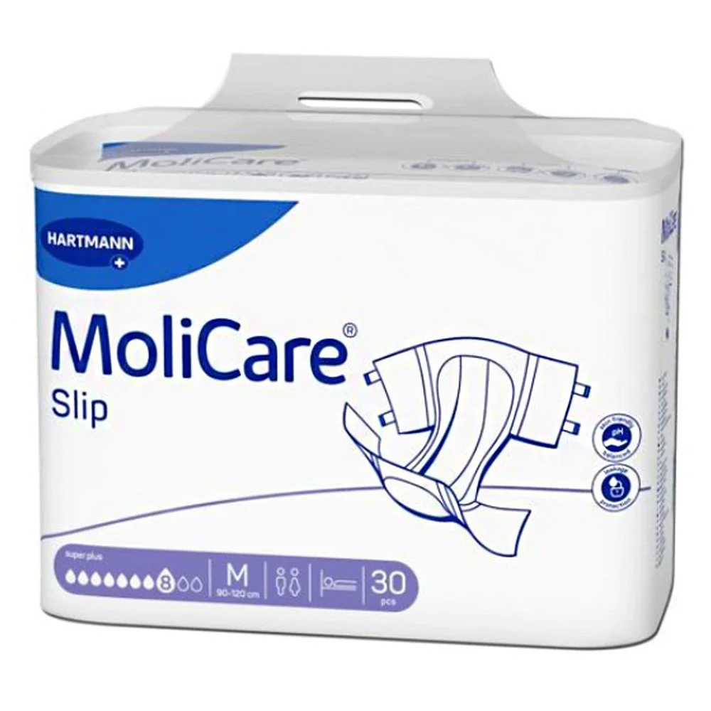 Hartmann Molicare Slip Super Plus Πάνες Ακράτειας 8 Σταγόνες Medium, 30τμχ