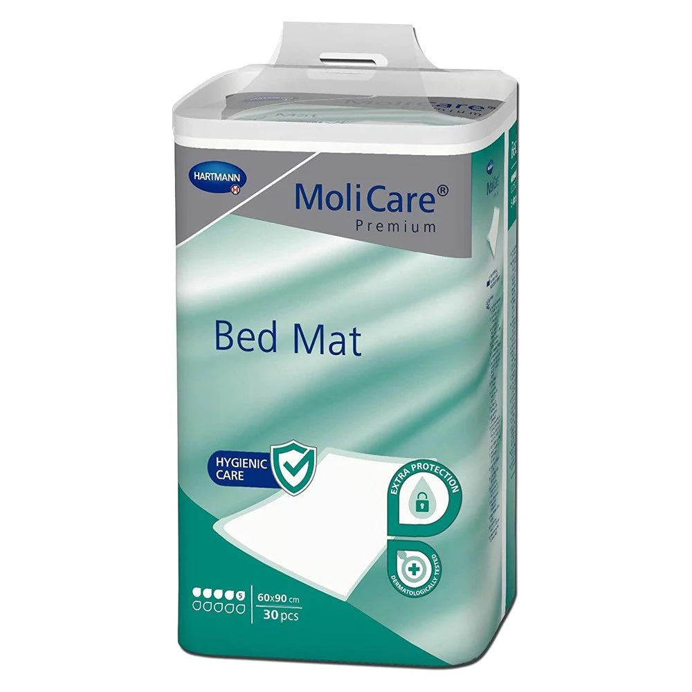 Hartmann MoliCare Premium Bed Mat Υποσέντονο, 5 σταγόνες, 60x90cm, 30τεμ. Hartmann MoliCare Premium Bed Mat Υποσέντονο, 5 σταγόνες, 60x90cm, 30τεμ.