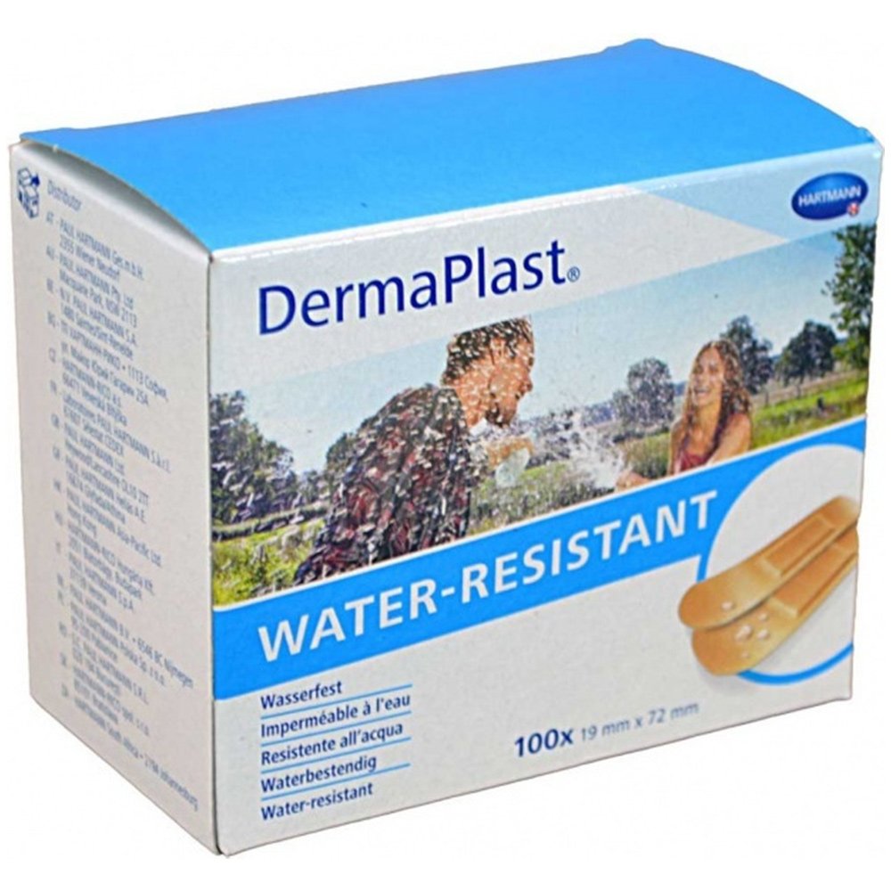 Hartmann DermaPlast Water Resistant 25mm x 72mm, 100 τεμάχια