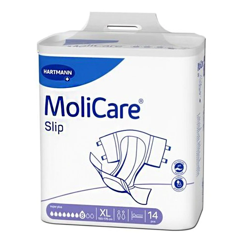 Hartmann MoliCare Slip Super Plus 8 Drops Πάνες Ακράτειας XLarge, 14τμχ Hartmann MoliCare Slip Super Plus 8 Drops Πάνες Ακράτειας XLarge, 14τμχ