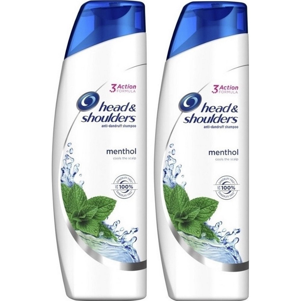 Head & Shoulders Promo Menthol Shampoo Αντιπιτυριδικό Σαμπουάν 1+1 Δώρο, 720ml 