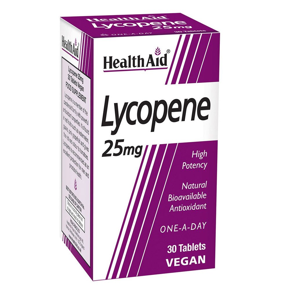 Health Aid Lycopene 25mg Συμπλήρωμα Διατροφής για τον Άνδρα, 30tabs